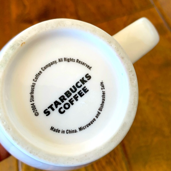 Starbucks Coffee Mug Cup Steaming White Logo  2004 - Picture 2 of 3